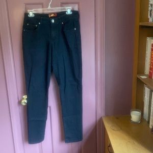 Size 8 Black Straight Jeans